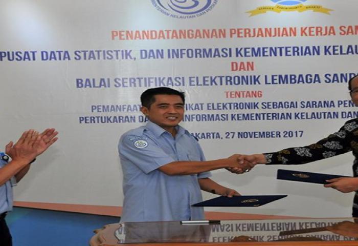 KKP dan Lemsaneg Sepakati Pengamanan Pertukaran Data